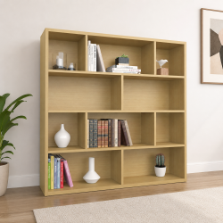 Kệ gỗ đứng để sách hiện đại 120x120cm KSG206