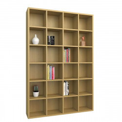 Giá sách gỗ đứng trang trí nhiều ngăn 120x180cm KSG220