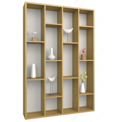 Kệ gỗ trưng bày trang trí KSG223