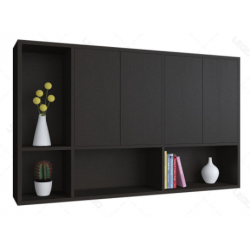 Kệ sách treo tường đẹp bằng gỗ công nghiệp KSG233