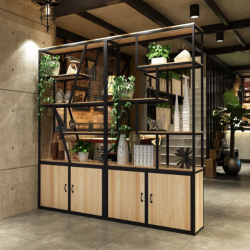 Tủ kệ làm vách ngăn văn phòng, phòng khách KSG260