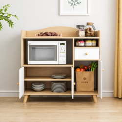 Tủ kệ bếp để lò vi sóng gỗ MDF thiết kế hiện đại tiện dụng KVS65