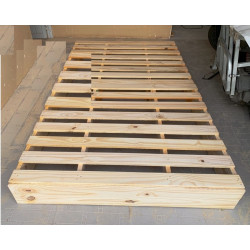 Giường hộp pallet 140x200x20cm gỗ tự nhiên GPL18