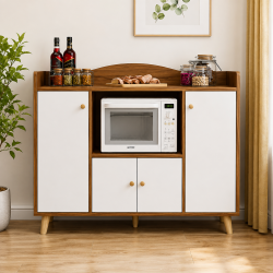 Tủ kệ gỗ nhà bếp để lò vi sóng đẹp hiện đại KVS70