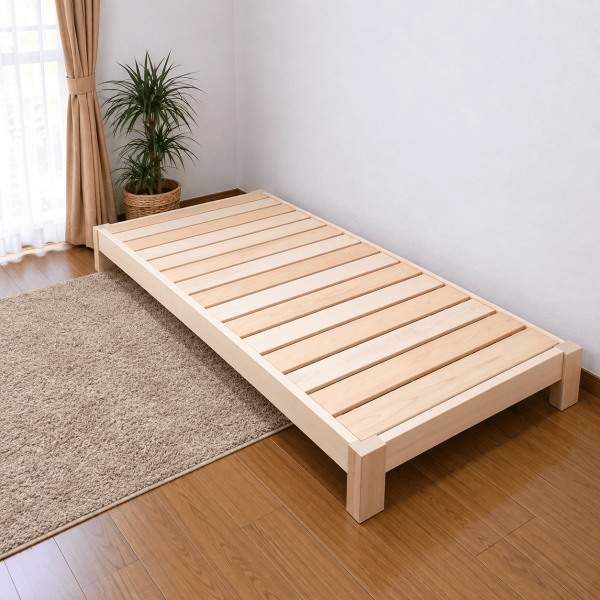 Giường pallet gỗ tự nhiên cao 20cm GPL21 đẹp hiện đại tiết kiệm không gian phòng ngủ