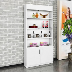 Tủ gỗ trưng bày mỹ phẩm thiết kế đơn giản đẹp KSG294