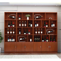 Tủ kệ gỗ để rượu, mỹ phẩm trưng bày đẹp hiện đại KSG298