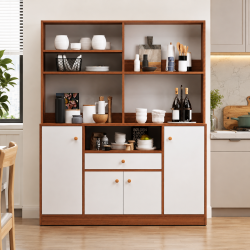 Tủ kệ gỗ để đồ phòng ăn nhà bếp gia đình TKB02