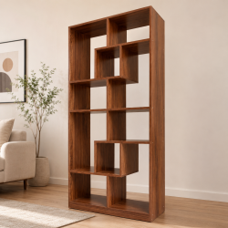 Giá kệ sách gỗ công nghiệp rộng 100cm trang trí phòng khách GKG07
