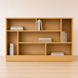 Giá kệ sách gỗ công nghiệp để sàn 1m2 GKG08