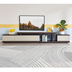 Kệ tivi phòng khách có ngăn kéo bằng gỗ KST83