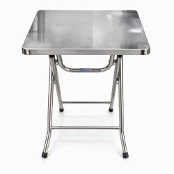Bàn ăn vuông 60x60cm chân gấp gọn inox Phú Mỹ B29