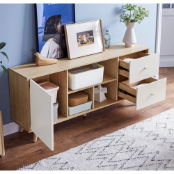 Kệ tivi gỗ đa năng nhiều ngăn hiện đại cho phòng khách TKTV01