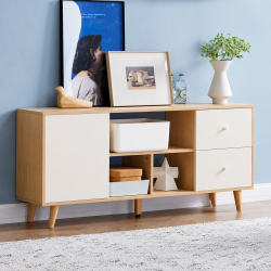 Kệ tivi gỗ 1m4 đa năng hiện đại cho phòng khách TKTV01