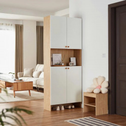 Tủ giày gỗ MDF phủ Melamine thiết kế thông minh TUGIAY04