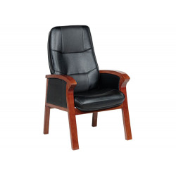 Ghế họp chân gỗ đệm da cao cấp The One GH12