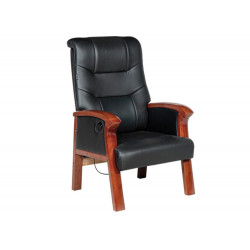 Ghế họp chân gỗ đệm da cao cấp tựa ngả nhiều góc độ The One GH20