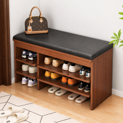 Kệ Để Giày Gỗ MDF Có Đệm Ngồi Nhỏ Gọn TUGIAY51