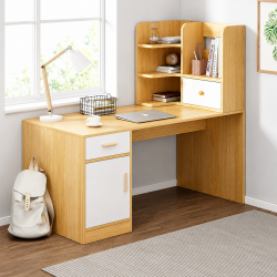 Bàn Học Sinh Có Giá Sách Gỗ Nhiều Ngăn BLK03