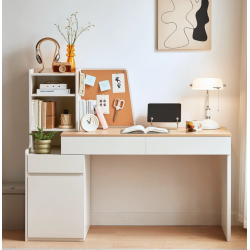 Bàn học làm việc có giá sách rút gọn thông minh BLK09