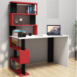 Bàn học liền giá kệ sách mỹ thuật BLK36