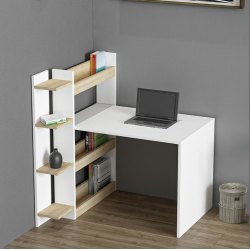 Bàn học có chân liền giá sách thiết kế thông minh BLK41