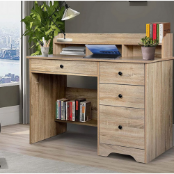 Bàn học có ngăn kéo kèm kệ sách nhỏ BLK50