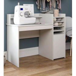 Mẫu bàn học liền hộc tủ giá sách gỗ công nghiệp BLK53