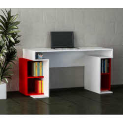 Bàn học và làm việc có chân liền giá sách thông minh BLK56