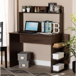 Bàn học và làm việc liền giá kệ sách gỗ công nghiệp BLK61