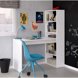 Bàn học liền giá kệ sách gỗ công nghiệp giá rẻ BLK71