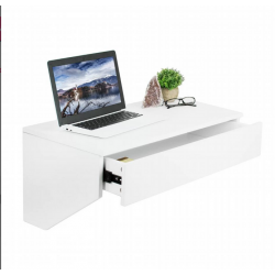 Bàn học và làm việc có ngăn kéo treo tường bằng gỗ thông minh tiện dụng BHTT13