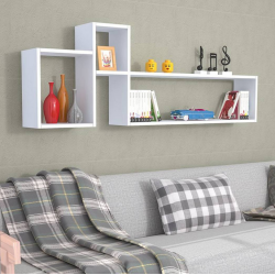 Giá kệ sách treo tường đẹp cho học sinh gỗ công nghiệp KGT10