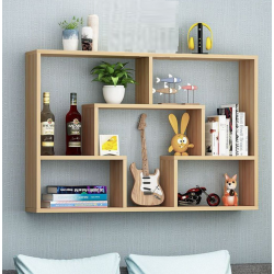 Kệ gỗ gắn tường KGT11 – Kệ để sách treo tường đẹp, giá sách treo tường cho học sinh, mẫu kệ tự làm