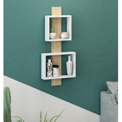 Giá kệ gỗ treo tường đẹp mắt trang trí KGT23 