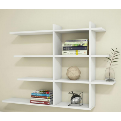 Mẫu giá kệ sách gỗ treo tường đẹp đơn giản cho học sinh KGT24