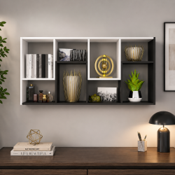 Giá kệ sách treo tường gỗ công nghiệp 1m2 giá rẻ KGT26
