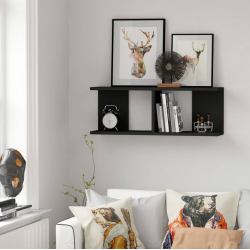 Kệ giá gỗ nhỏ gọn treo tường đơn giản để sách KGT36