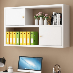 Tủ giá sách treo tường bằng gỗ công nghiệp kiểu dáng hiện đại KGT39