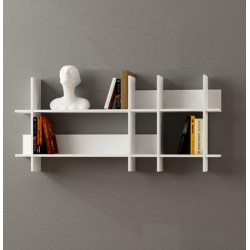 Giá kệ gỗ lưu trữ sách treo tường cho học sinh KGT43