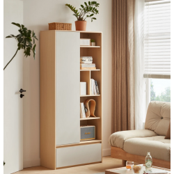 Tủ kệ sách gỗ giá rẻ có ngăn kéo trang trí cho học sinh KGĐ28