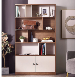 Tủ kệ gỗ đứng nhiều ngăn để sách và đồ trưng bày đẹp KGĐ34