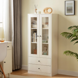 Tủ sách gỗ trang trí đẹp nhỏ gọn KGĐ36