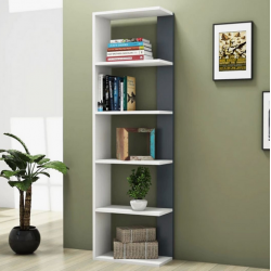 Kệ giá sách đứng nhỏ gọn 5 tầng gỗ công nghiệp giá rẻ KGĐ40