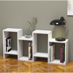 Giá kệ sách để sàn bằng gỗ kiểu dáng nhỏ gọn đẹp mắt KGĐ45