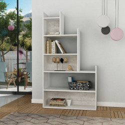 Mẫu giá kệ gỗ đứng để sách kiểu bậc thang hiện đại KGĐ71
