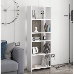 Kệ giá sách đựng tài liệu gỗ công nghiệp 5 tầng cho học sinh KGĐ75