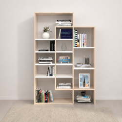 Kệ giá đứng để sách gỗ công nghiệp nhiều ngăn cho học sinh KGĐ81