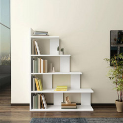 Giá sách gỗ đứng 5 tầng bậc thang rộng 90cm giá xưởng KGĐ90