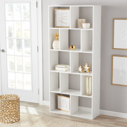 Giá sách gỗ đứng để đồ trang trí rộng 80cm KGĐ98